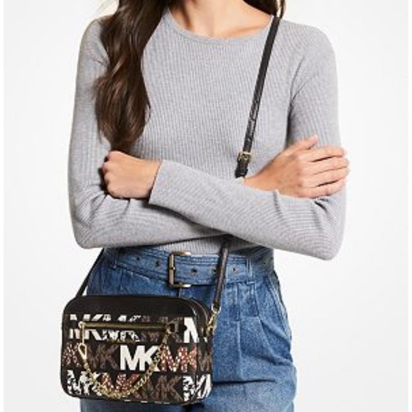 New ❤️🔥 MK limited addition jet set LG crossbody multi color - Picture 4 of 12